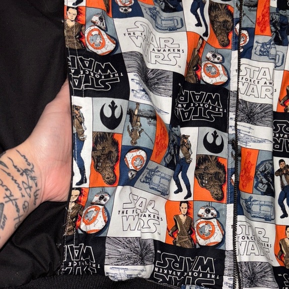 Star Wars Custom Made Graphic Men's Bomber Jacket - Picture 6 of 9